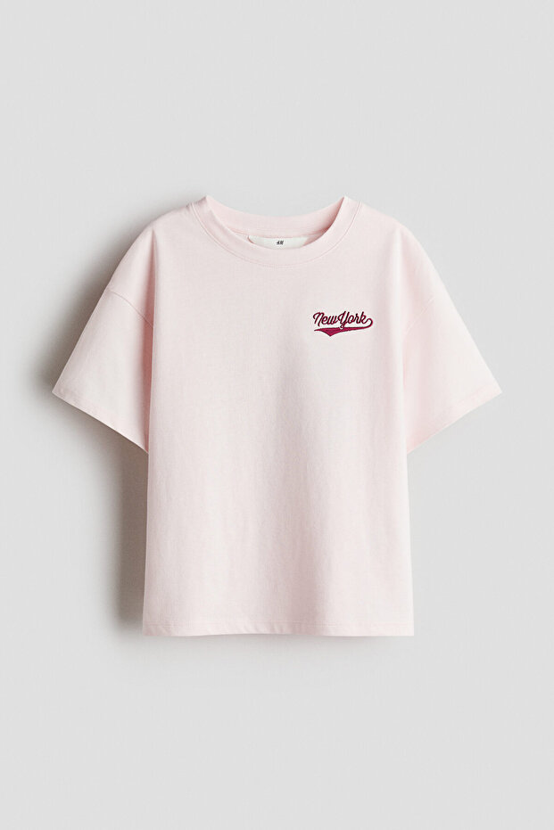 Pamuklu Oversize Tişört - 3