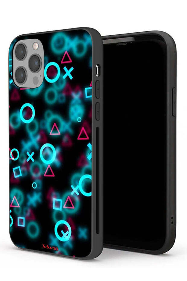 جراب حماية لجهاز Apple iPhone 12 Pro Max بأيقونات لعبة الحبار الصغيرة