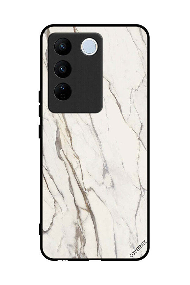 غطاء حماية لهاتف Vivo S16 بتصميم رخامي