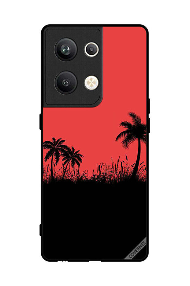 غطاء حماية لهاتف Oppo Reno 9 Pro Plus - أشجار التمر