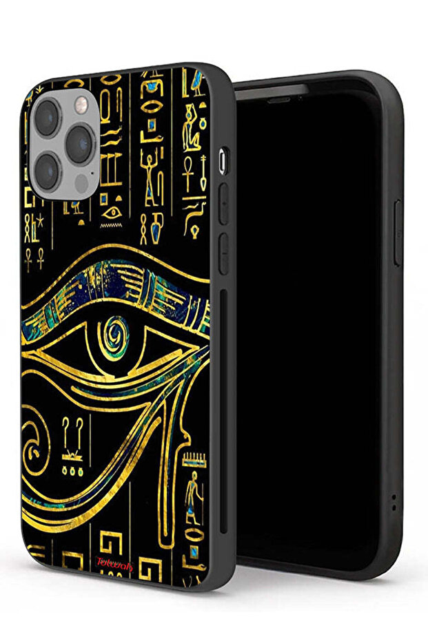 جراب حماية لجهاز Apple iPhone 12 Pro Max بتصميم عين فنية