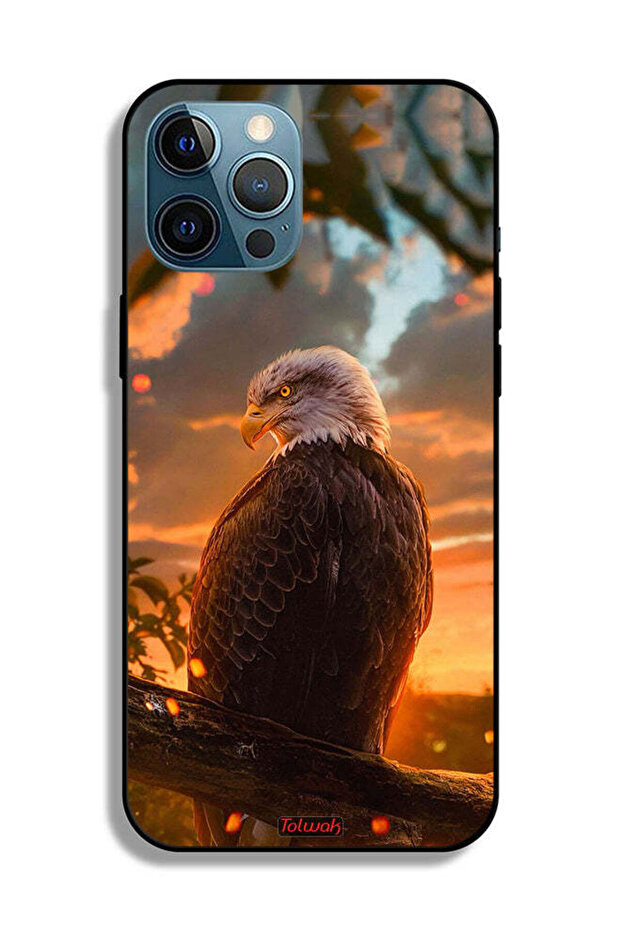 جراب حماية لجهاز Apple iPhone 12 Pro بتصميم النسر - 2
