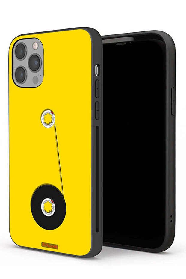 غطاء حماية لجهاز Apple iPhone 12 Pro Max بتصميم عجلة كاسيت