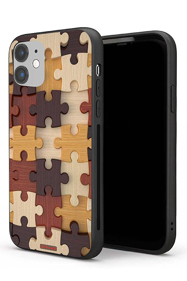 Apple iPhone 11 Protective Case Wooden Pattern