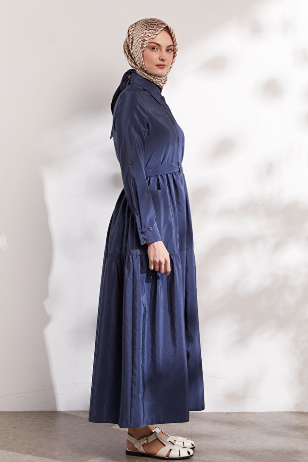 Kemerli Paraşü Elbise - 6