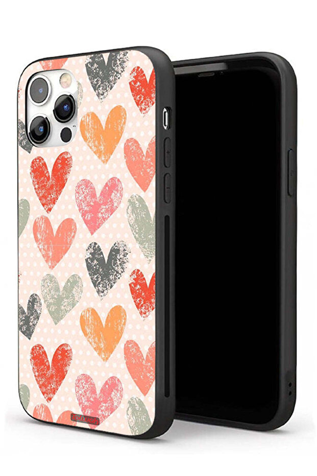 غطاء حماية لهاتف Apple iPhone 11 Pro بتصميم قلوب فنية