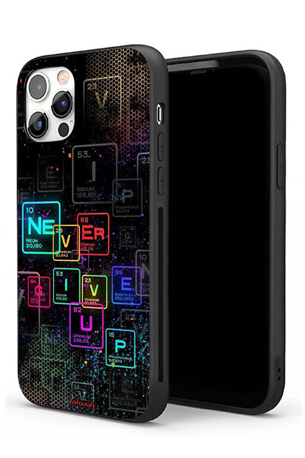 جراب حماية لجهاز Apple iPhone 11 Pro Max - فن Never Give Up