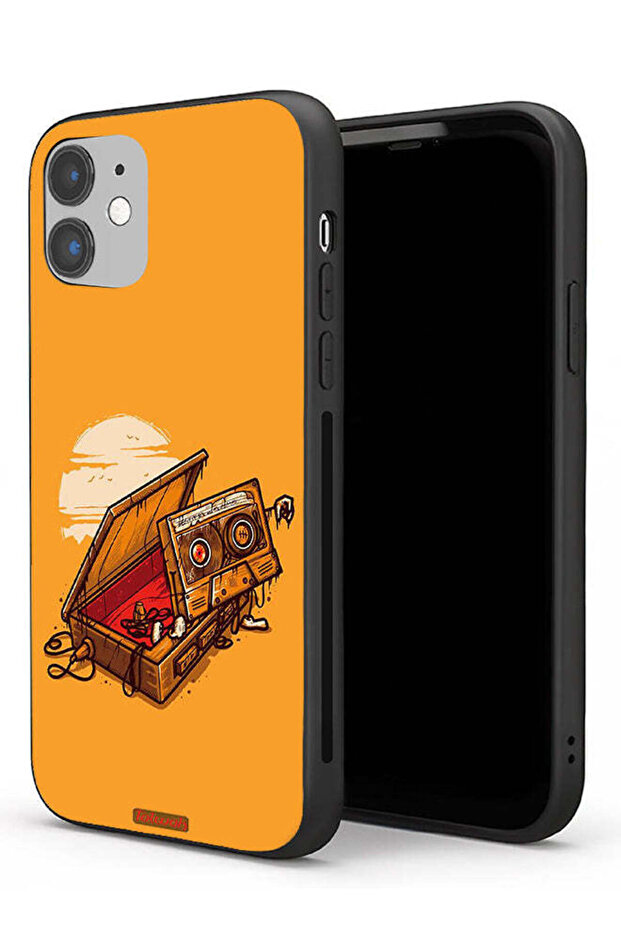 Apple iPhone 11 Protective Case Cassette And Tape Art