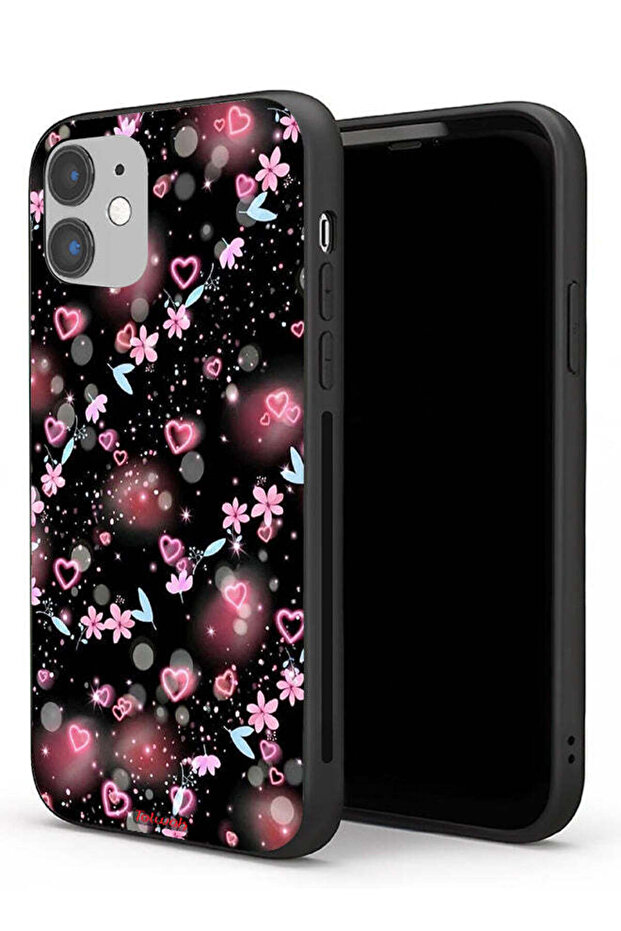 Apple iPhone 11 Protective Case Small Hearts And Flowers