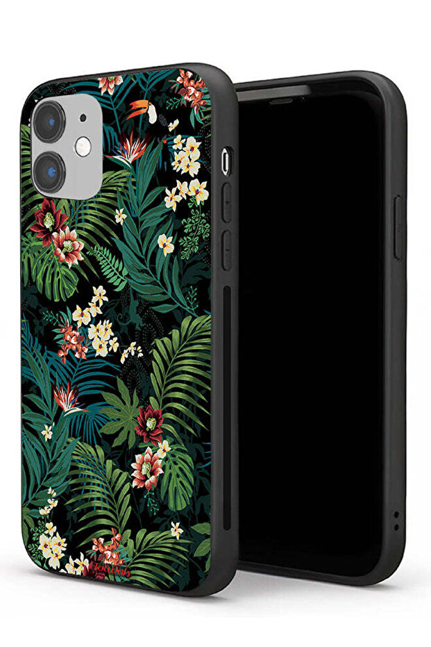 Apple iPhone 11 Protective Case Tropical Leaves