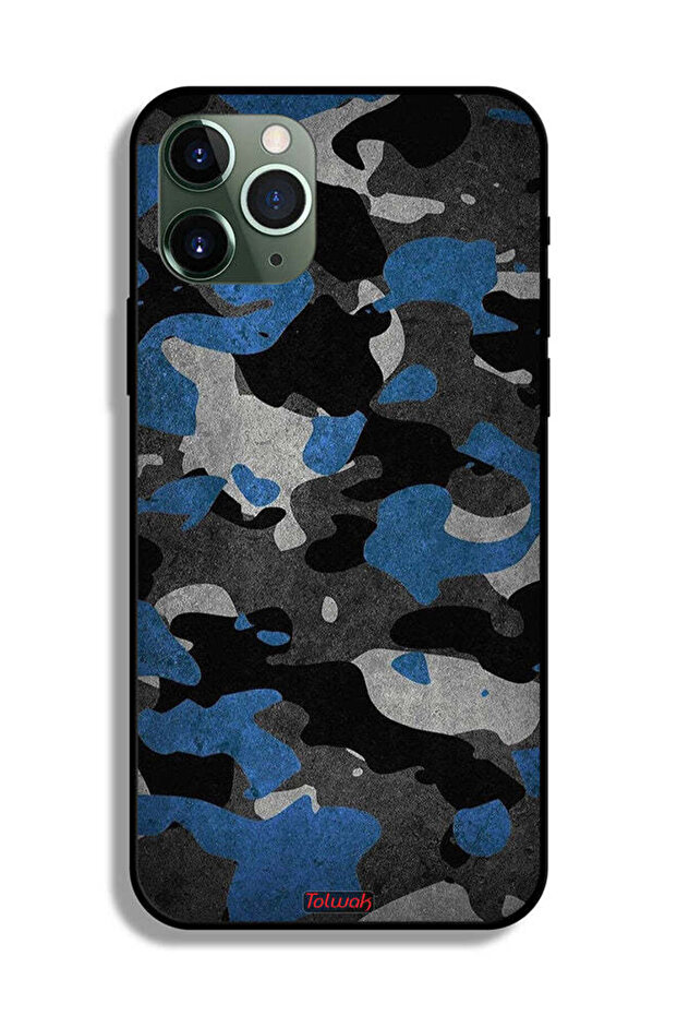 جراب حماية لهاتف Apple iPhone 11 Pro بنمط مموه - 2