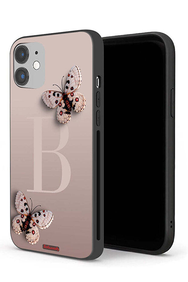 غطاء حماية لجهاز Apple iPhone 12 B فراشات