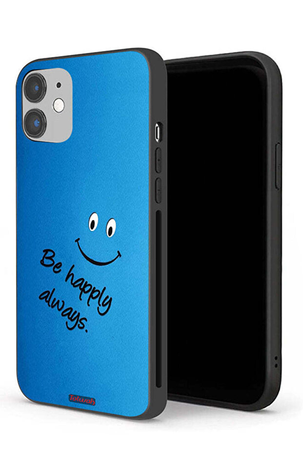 جراب حماية لجهاز Apple iPhone 12 كن سعيدًا دائمًا