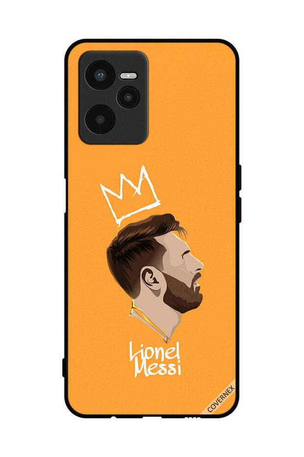 غطاء حماية لهاتف Realme C35 ليو ميسي الملك