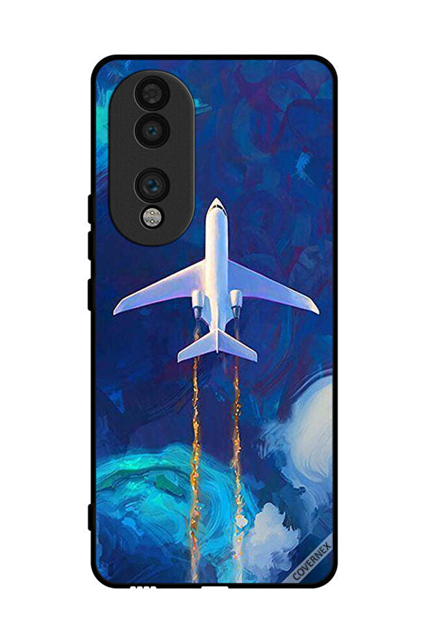 غطاء حماية لهاتف Honor 70 بتصميم طائرة