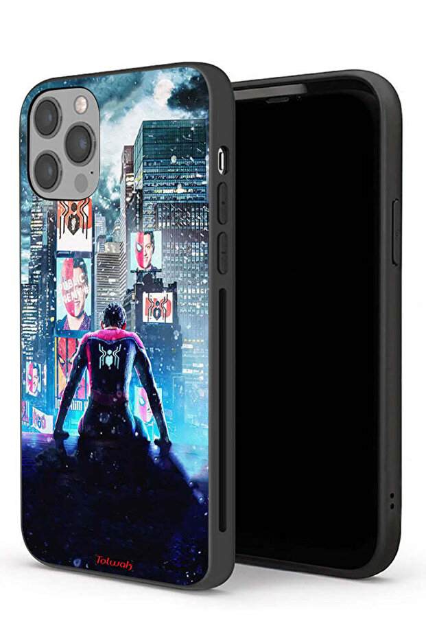 غطاء حماية لجهاز Apple iPhone 12 Pro Max بتصميم Spider Icon