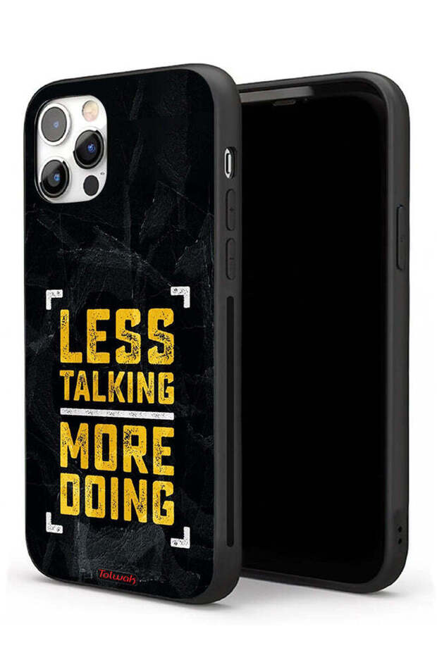 جراب حماية لجهاز Apple iPhone 11 Pro - أقل كلامًا وأكثر فعلًا - 1