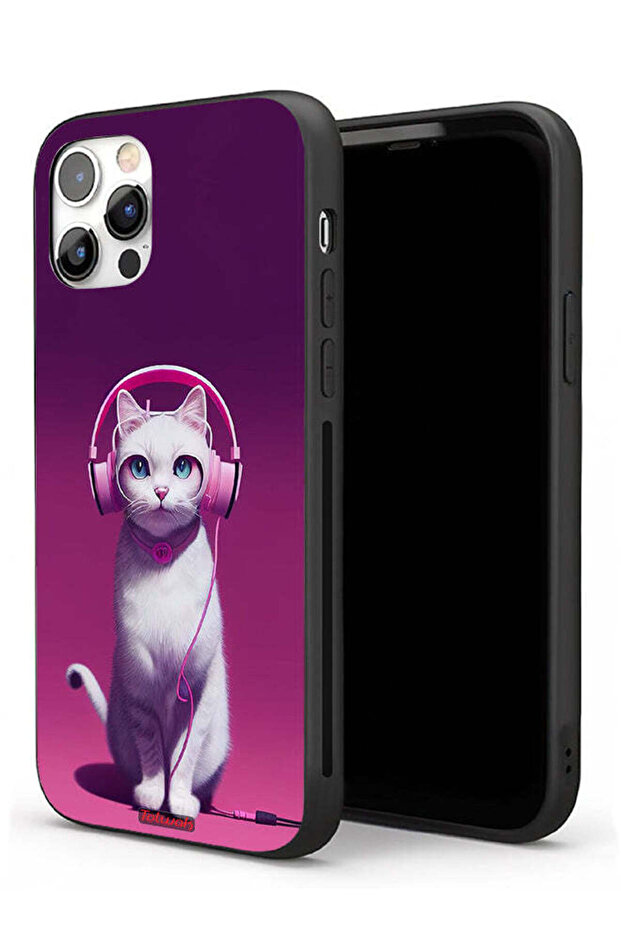 جراب حماية لجهاز Apple iPhone 11 Pro Max بتصميم قطة لطيفة