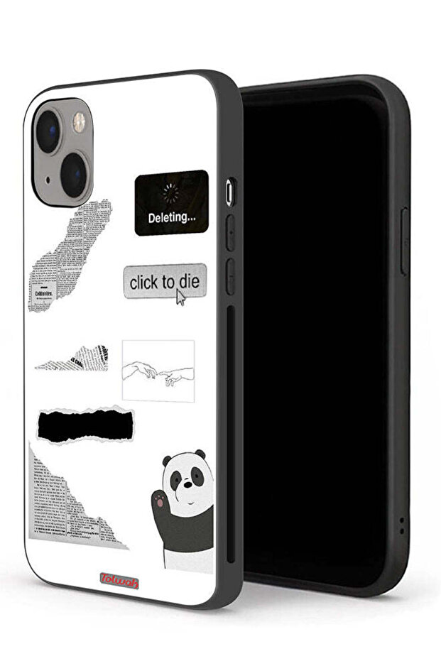 غطاء حماية لجهاز Apple iPhone 13 mini بتصميم باندا