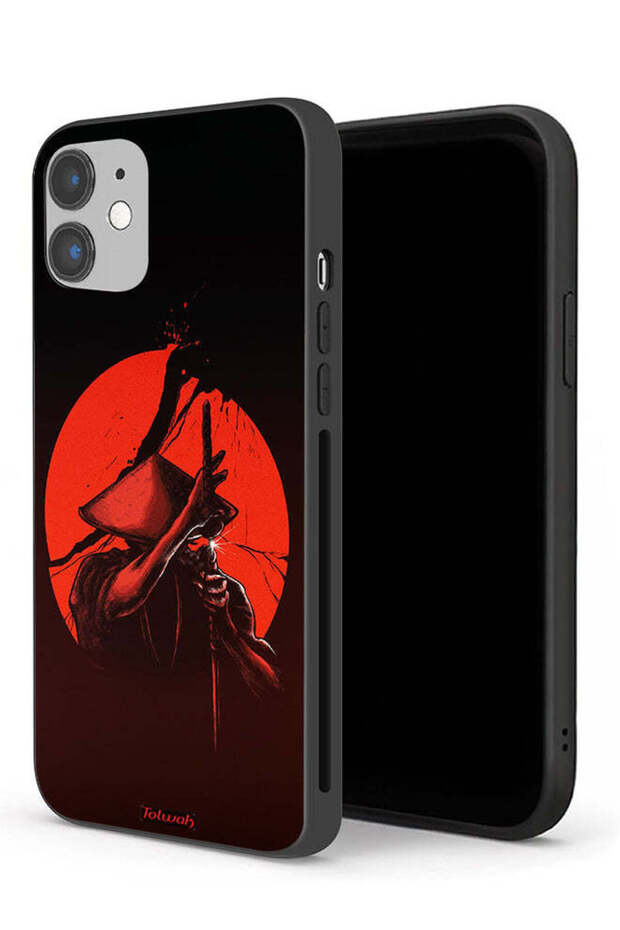 غطاء حماية لجهاز Apple iPhone 12 بتصميم محارب السيف