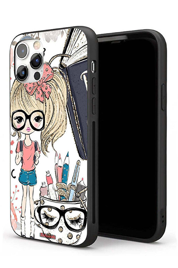 غطاء حماية لجهاز Apple iPhone 11 Pro Max بتصميم فتاة وحيد القرن