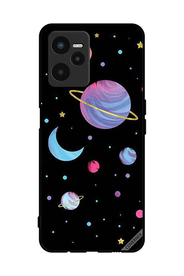 غطاء حماية لهاتف Realme C35 - فن الكواكب