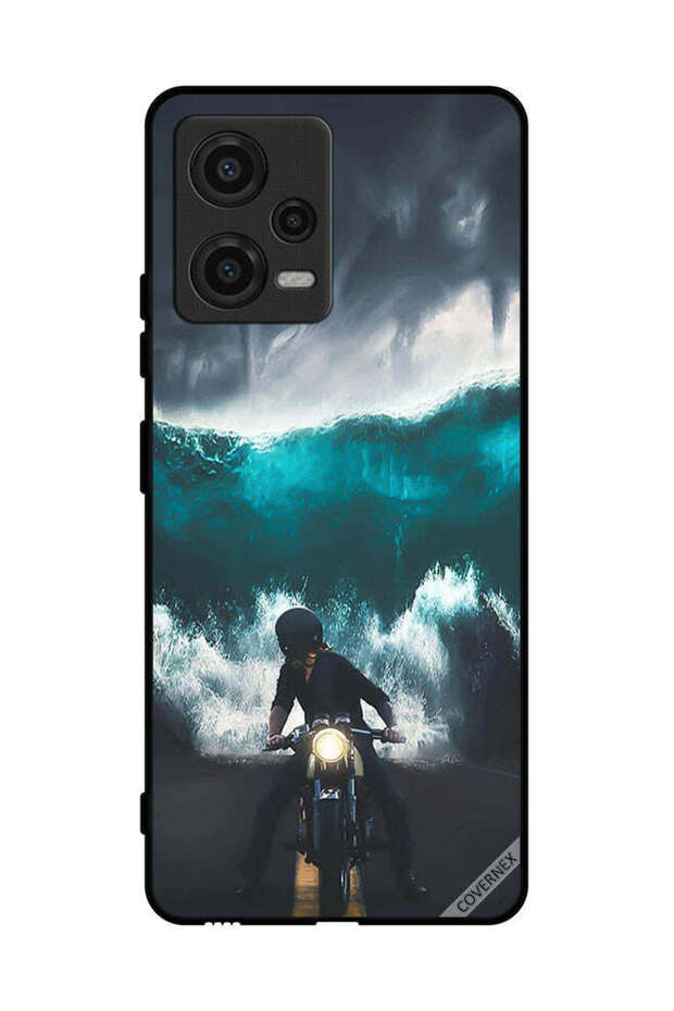 غطاء حماية لهاتف Xiaomi Poco X5 بتصميم موجة الماء