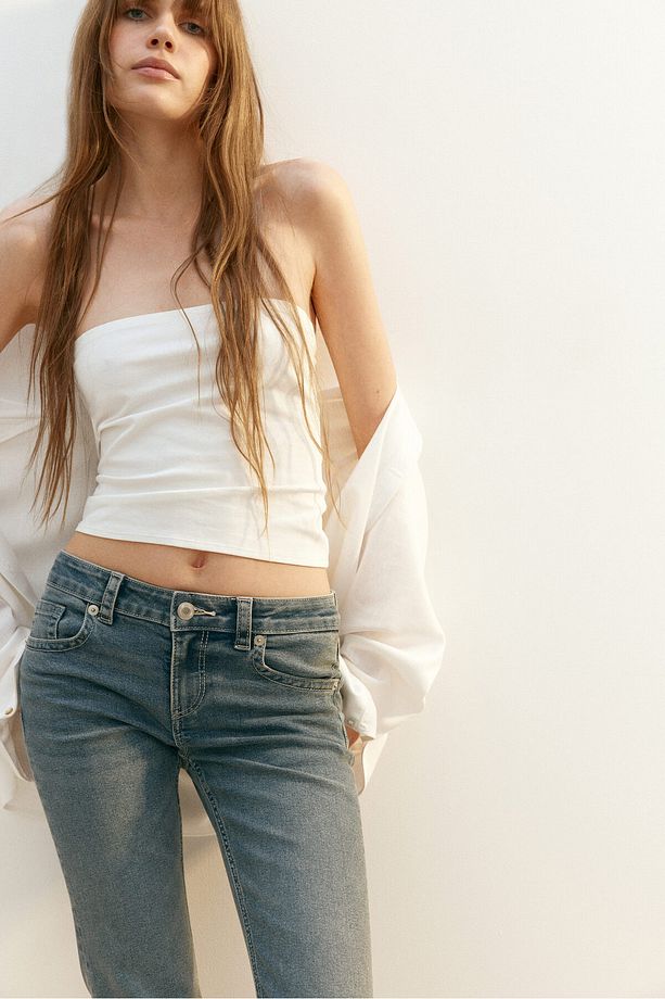 Flared Low Jeans - 3