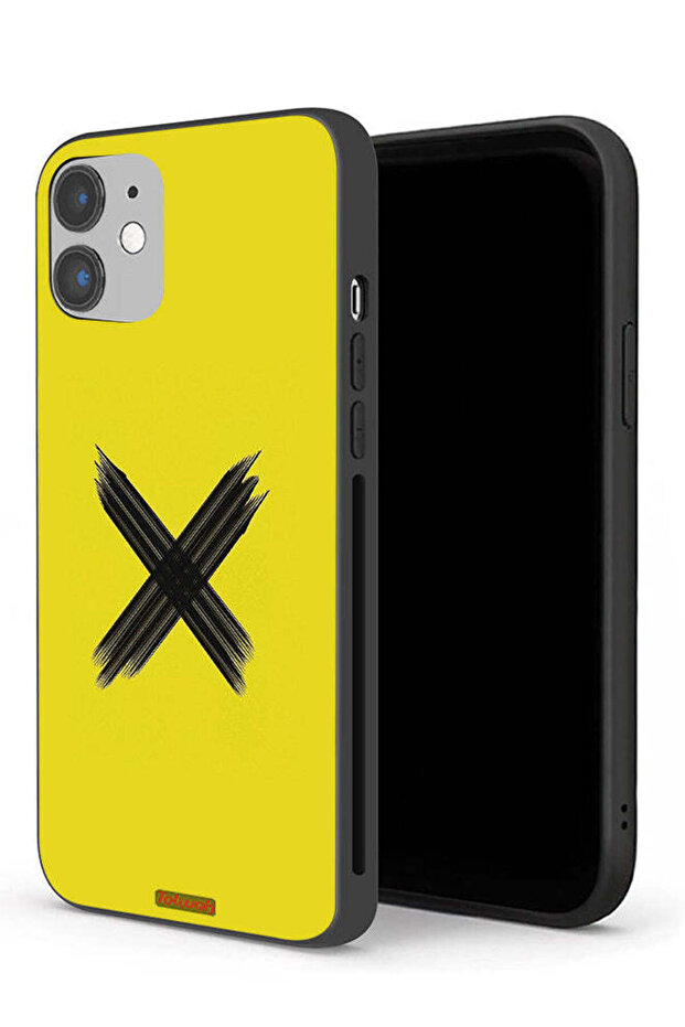 جراب حماية لجهاز Apple iPhone 12 بنمط X - 1