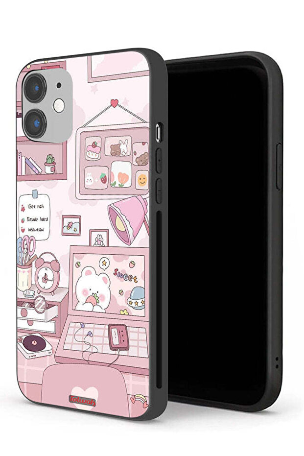 Apple iPhone 12 mini Protective Case Get Rich Study Hard