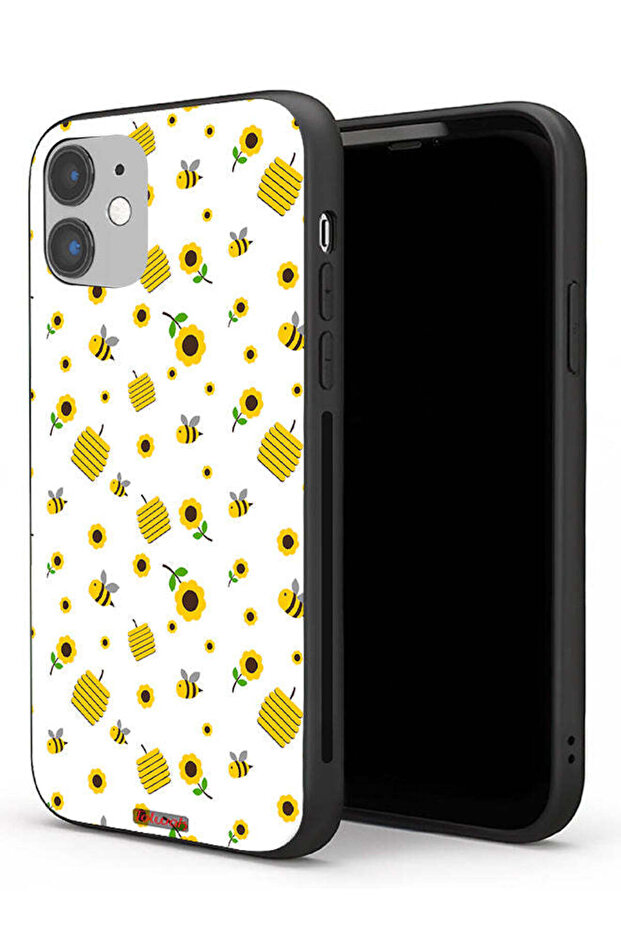 Apple iPhone 11 Protective Case Sunflowers And Bees