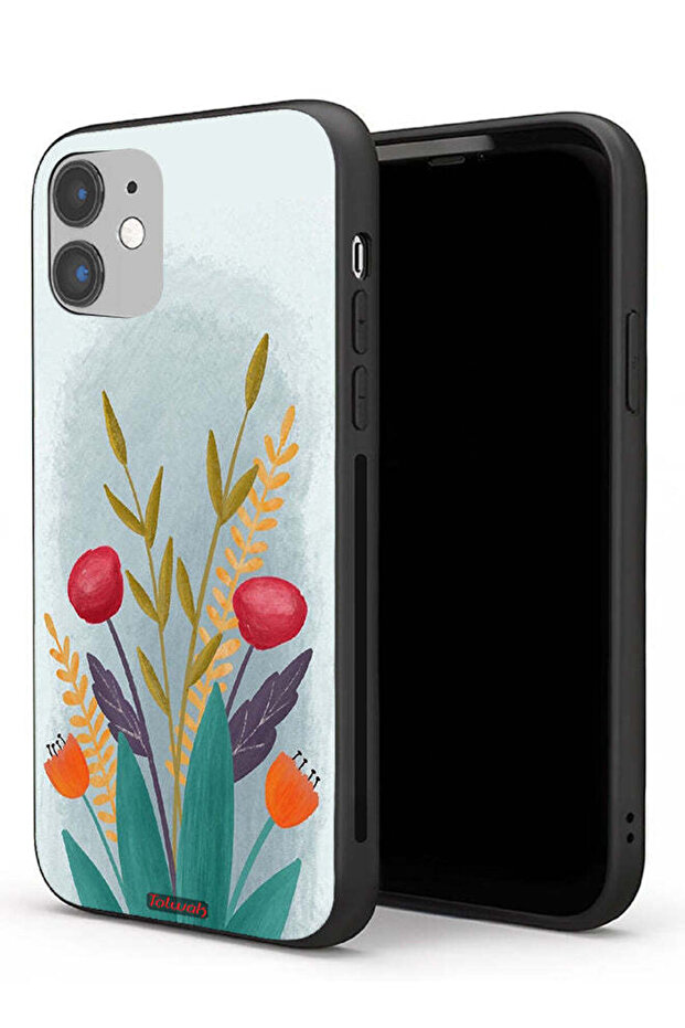 Apple iPhone 11 Protective Case Plants Drawing Art