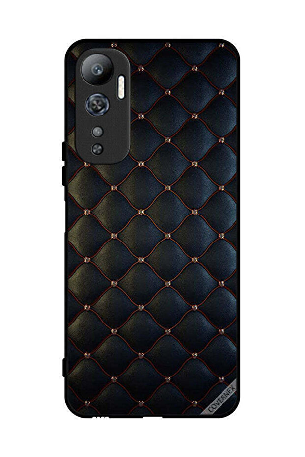 غطاء حماية لهاتف Infinix Hot 20 بنمط مطبوع عليه نقشة قماشية