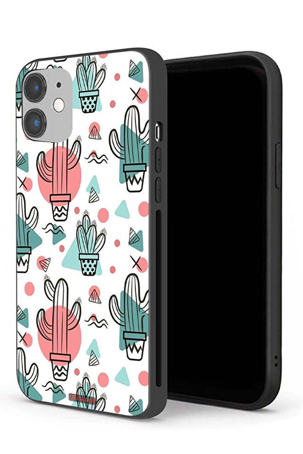 غطاء حماية لجهاز Apple iPhone 12 بلون الصبار