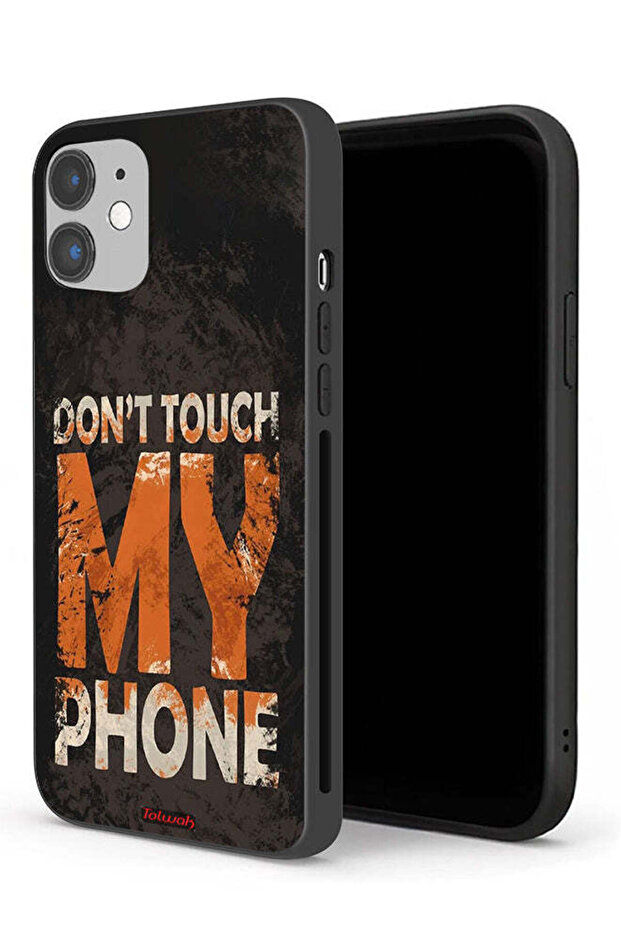 جراب حماية لجهاز Apple iPhone 12 لا تلمس هاتفي