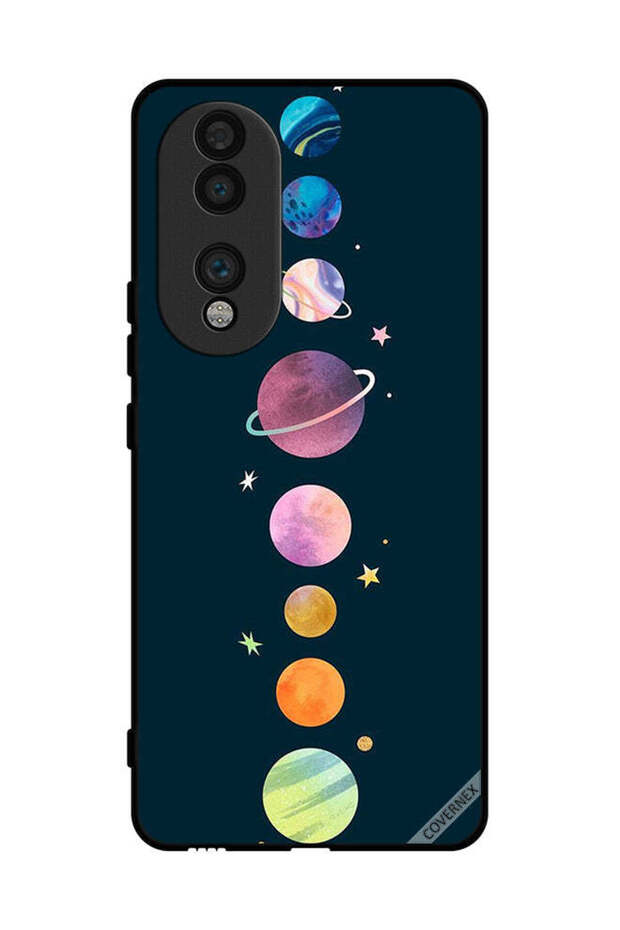 غطاء حماية لهاتف Honor 70 - كواكب في صف واحد