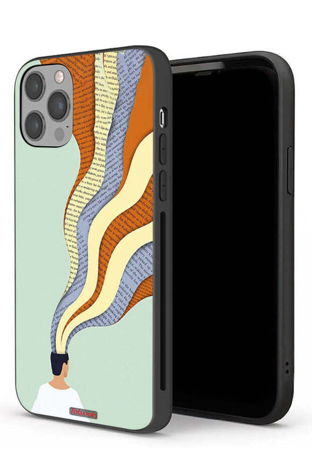 جراب حماية لجهاز Apple iPhone 12 Pro Max - بيانات في ذهنك - فن