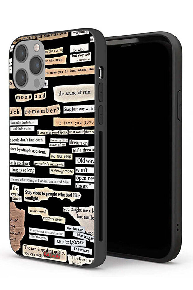 ملصقات اقتباسات لجراب حماية لجهاز Apple iPhone 12 Pro