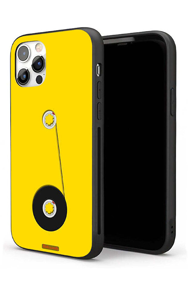 غطاء حماية لجهاز Apple iPhone 11 Pro Max بتصميم عجلة كاسيت