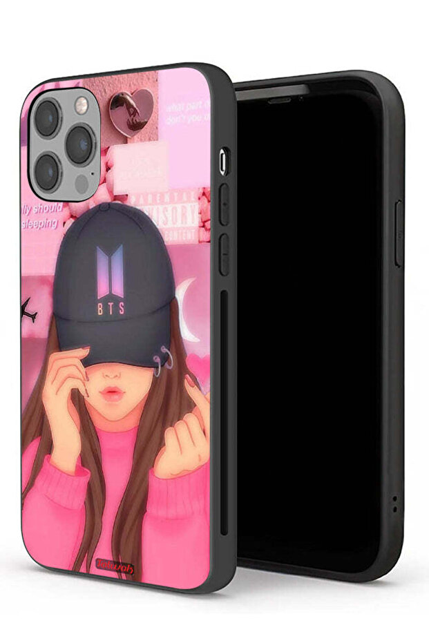 غطاء حماية لهاتف Apple iPhone 12 Pro Max بتصميم فتاة صغيرة