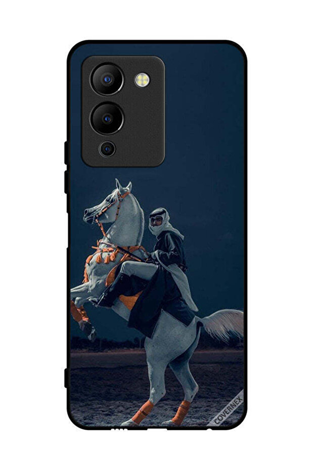 غطاء حماية لهاتف Infinix Note 12 Pro 5G شاب على حصان