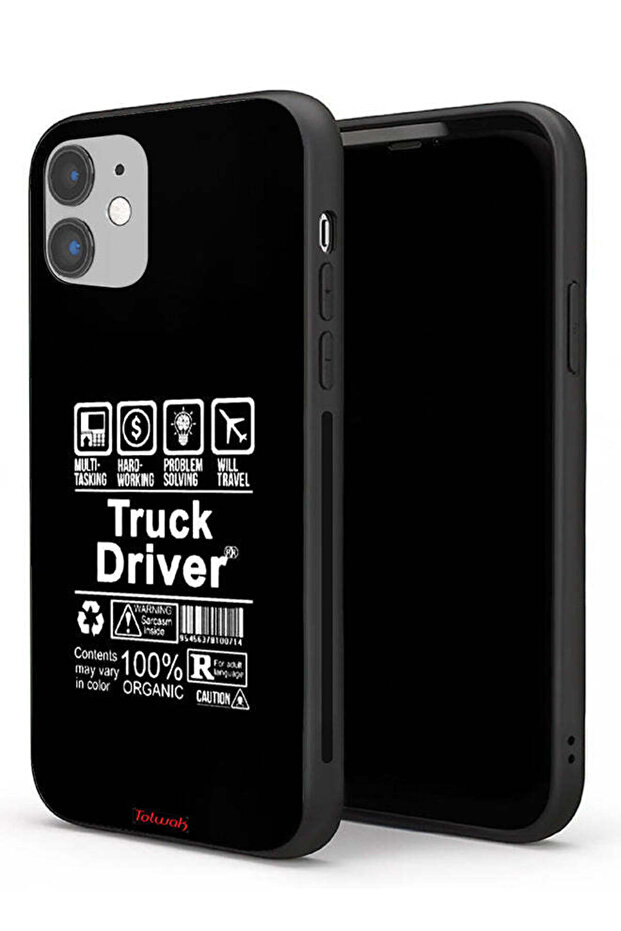 Apple iPhone 11 Protective Case Truck Driver Sticker