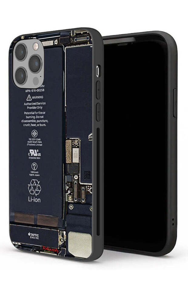 نمط دائرة الهاتف في جراب حماية لجهاز Apple iPhone 12 Pro Max