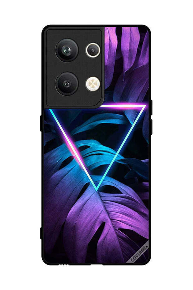 غطاء حماية لهاتف Oppo Reno 9 Pro Plus مثلث الإضاءة