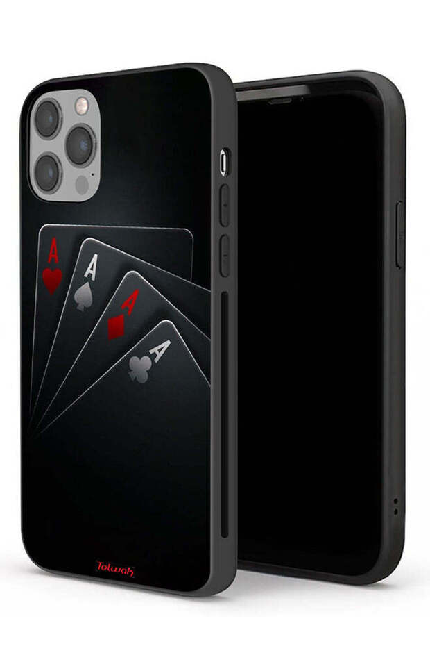 جراب حماية لجهاز Apple iPhone 12 Pro Max - بطاقات A