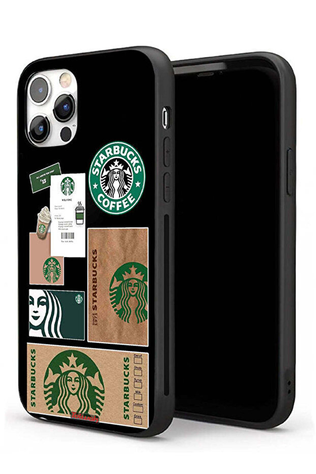 غطاء حماية لجهاز Apple iPhone 11 Pro Max بملصق ستاربكس