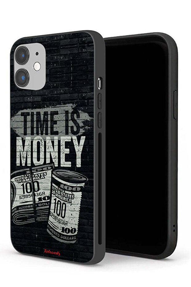 جراب حماية لجهاز Apple iPhone 12 - الوقت هو المال