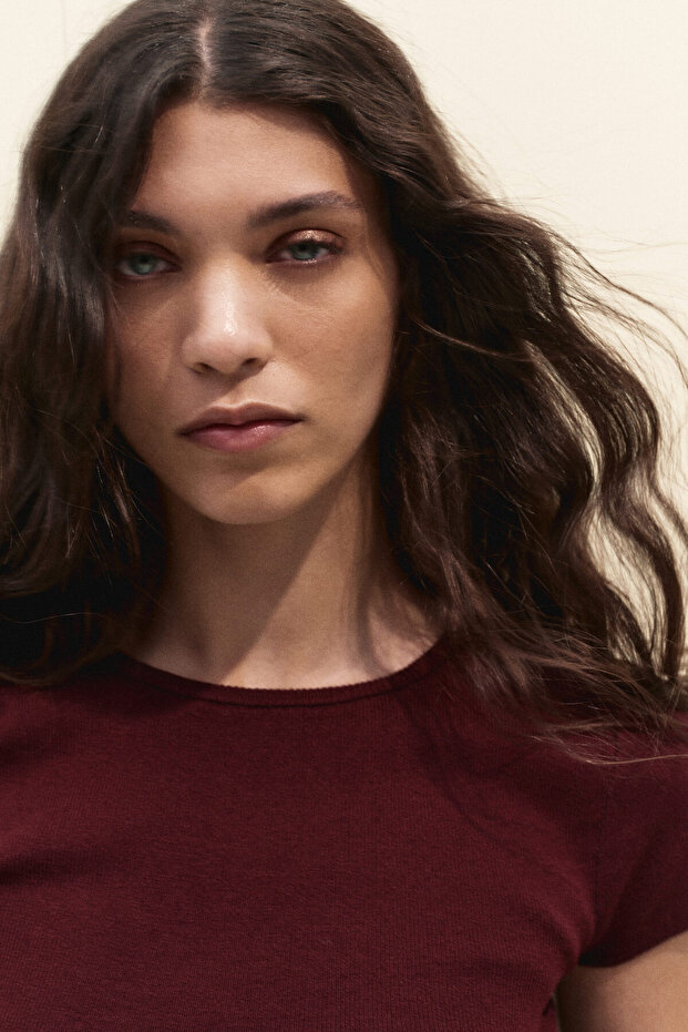 İnce Triko Tişört - 2