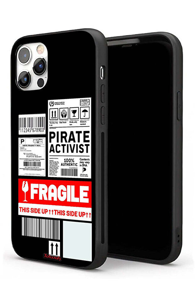 Apple iPhone 11 Pro Max Protective Case Private Activist Fragile Sticker