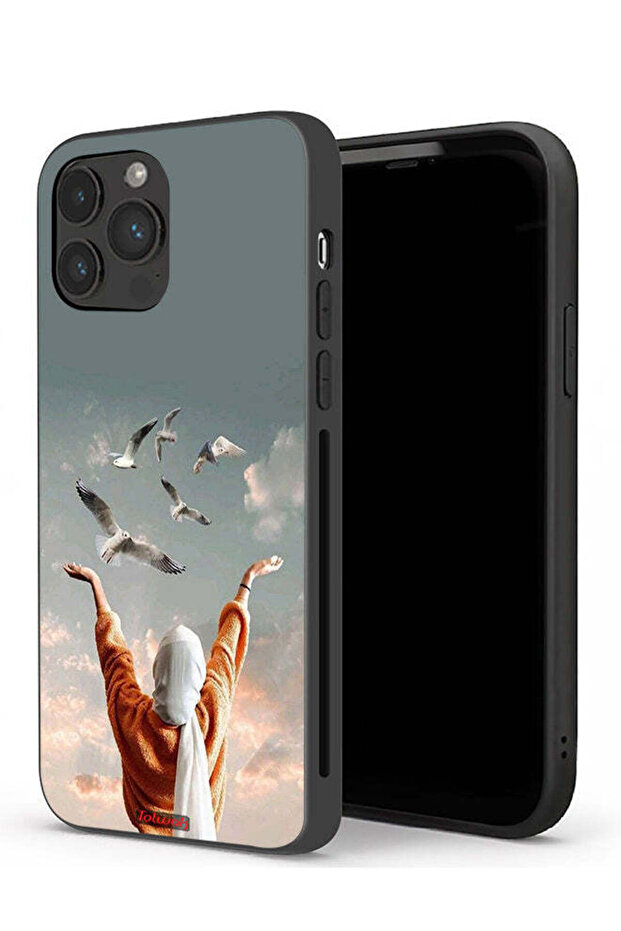 جراب حماية لجهاز Apple iPhone 13 Pro - طيور تحلق